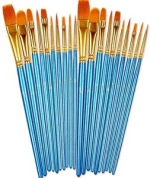 CIC kids art paint brush eco acrylic paint brush set