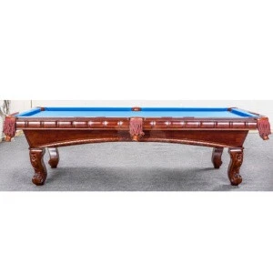 Classic antique carved pool snooker billiard table