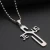 Import Classic Skeleton Punk Statement Necklace Trendy Crucifix Cross Jesus Necklace Pendants Jewelry from China