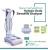 Import Clinical Analytical Instruments beauty center body fat muscle water bone analyzing scale analyzer from China