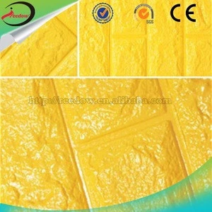 Closed cell polyethylene foam korean foam sticker self-adhesive 3d tiles wallpaper wallpapers/wall coating