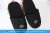 Import Closed toe thick soft sole black waffle slipper for hotel from China