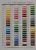 Import Color card 100%  rayon embroidery thread from China