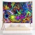 Import Colorful Mushroom space Forest Trippy Hippie Psychedelic wall Tapestry from China