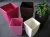 Import colourful square pots plastic orchid vase from China