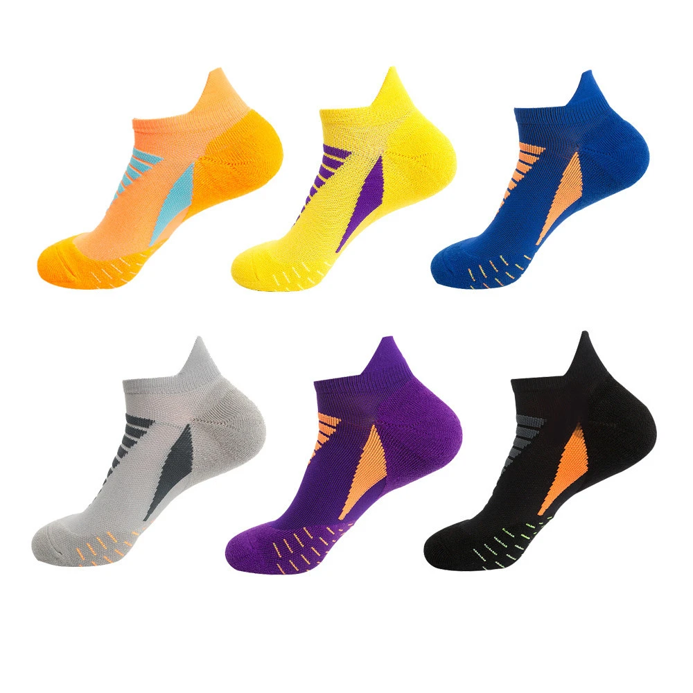 Comfort cushioned breathable performance low cut ankle 20-30 mmhg athletic compression running sports socks