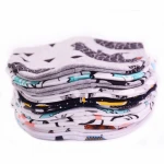 Comfortable New Style 100% Cotton Interlock double layer newborn beanie Baby  hat cap