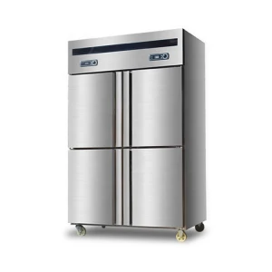 Commercial hotel industry upright refrigerator four doors fridge 4 door freezer stainless steel chiller price in hyderabad
