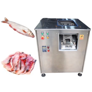 Commercial Small And Large Fish Fillet Cutting Machine / Fish Processing Equipment