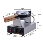 Commercial style electric egg waffle maker bubble waffle maker