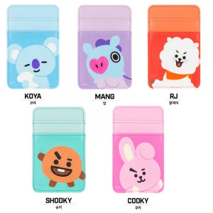 Common cute adhesive bank card credit ID card holder for phone case