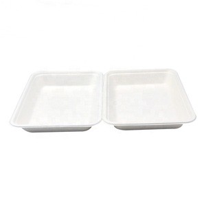 Competitive Price Biodegradable Sugarcane Disposable Meat Tray For Usa Market