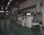 Conicanl twin screw extruder for PVC plastic granule raw material making machine