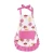 Import Cotton Kids Girls Cupcake Pattern Cute Baking Apron Adjustable Kitchen Apron W3805 from China