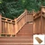 Import Crack-resistant sanding moulded garden wood plastic composite fence from China