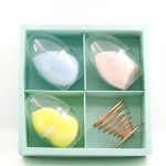 Custom Beauty Makeup Sponge Foundation Egg Private Label Powder Puff Support Display Stand