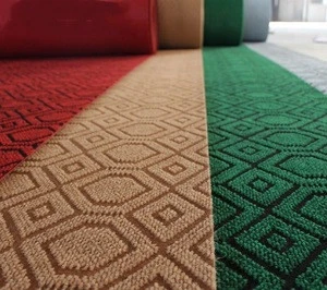 Custom design luxury Jacquard office non woven polyester carpet