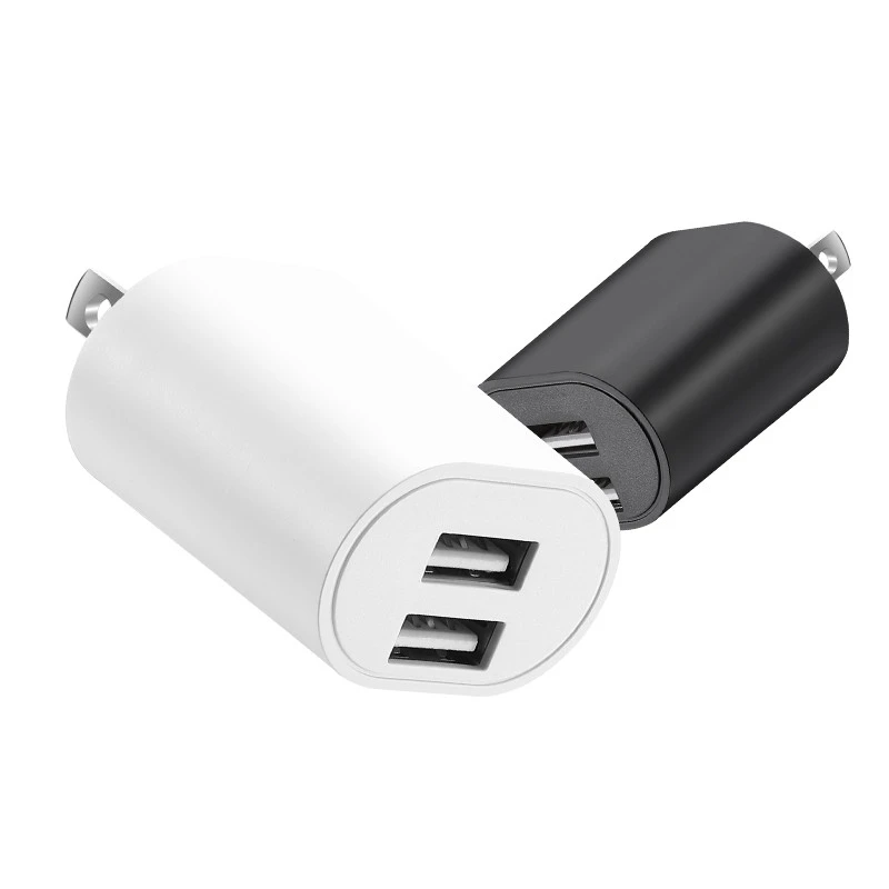 Custom Electric 2 Usb Wall Charger 12w Fast Usb Wall Quick Phone Charger