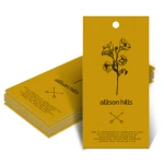 Custom Fashion Paper Hang Tag Garment Hang Tag Clothing Hang Tag