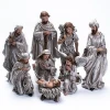 Custom Home Decoration Western Resin Christmas Nativity Set Religious Figurines and Statues