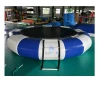 Custom Logo Inflatable Water Trampoline Water Bungee Trampoline Inflatable Floating Platform Kids Water Trampoline For Sale