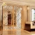 Custom made room dividers and partitions golden 1800 x 900 stainless steel 3d decorative screen