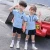 Import Custom made Summer private school kindergarten 100% Cotton Picture design suit school uniforms Wholesale from China