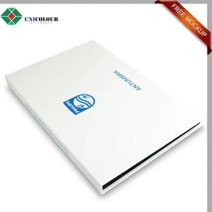 Custom magnets hidden presenting new product range folder with EVA