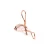 Import Custom makeup tool eyelash curler rose gold color private label from China