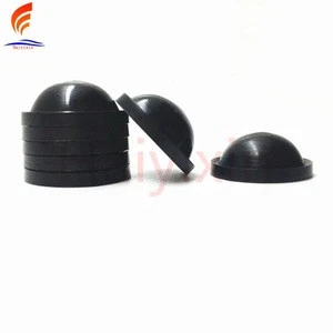 Custom nitrile silicone epdm neoprene rubber lids rubber caps
