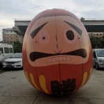 Custom outdoor gaint lovely egg inflatable roly-poly toys for promotion