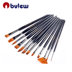 custom short handle paint brush set for Amazon seller