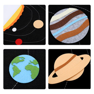 Buy Custom The Solar System Educational Toy Felt Funny Baby Soft ...