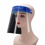 Custom Transparent Public Protective Cover High Transparency PET Disposable Medical Face Shields visor