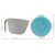 Import Custom Wholesale Kitchen Heavy Duty Nesting Stackable Washing 2-in-1 Large Collapsible Mixing Bowl Plastic Colander Bowl Set from China