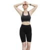 custom Women Leggings Stretch Gym Yoga Shorts Workout Cycling Sports Fitness -up Tight High Waist black Short Pants printed