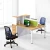 Import Customize Melamine Modular Partition Wooden Office Staff Workstation Desk for Commercial Furniture from China