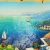 Import Customized 3d europe beach scenery easel Souvenir gift Resin Craft from China