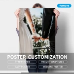 customized cheap restaurant door shape banner stand Advertising poster