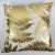 Import Customized Design Gold Blocking leaf cushion cover square throw pillow case from China