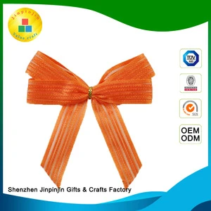 Customized elastic gift box ribbon printed gift wrapping gift ribbon bows