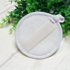 Customized Exfoliating Loofah Pad 100% Natural Loofah Sponge Scrubber Brush 11*11cm For Bath Body Shower Kitchen