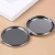Import Customized Fashion Portable 70mm Compact folding metal Crystal Pocket Mirrors from China
