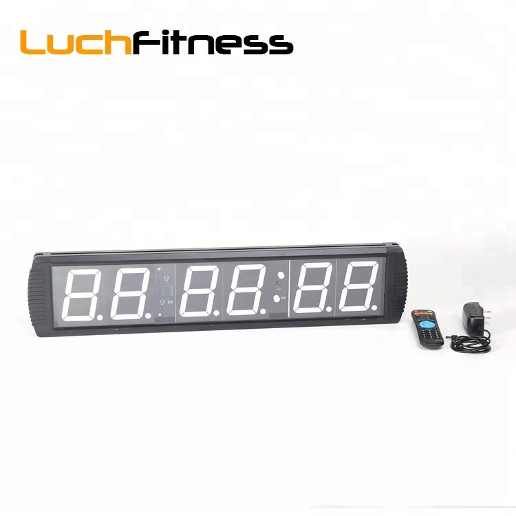 Customized Gym Used Countdown Timer sport training 6 digits led remote digital timer