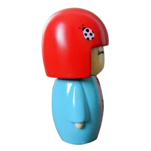 customized  japanese kokeshi doll resin crafts business friend gifts cute home decoration