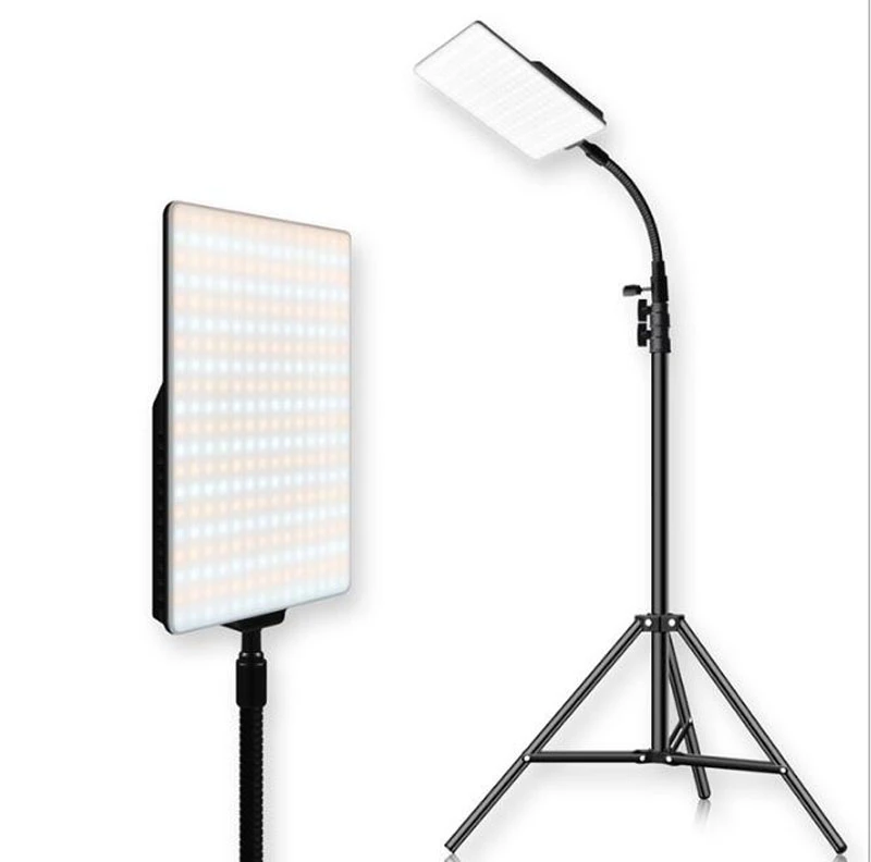 Customized square makeup light Dimmable 3200K-5600K LED Video Live Camera Lamp Photography Fill Light Photographic Lighting