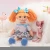 Import customized toy factory embroidered plush stuffed rag doll for children Gifts Custom Baby Sleeping Girl doll from China