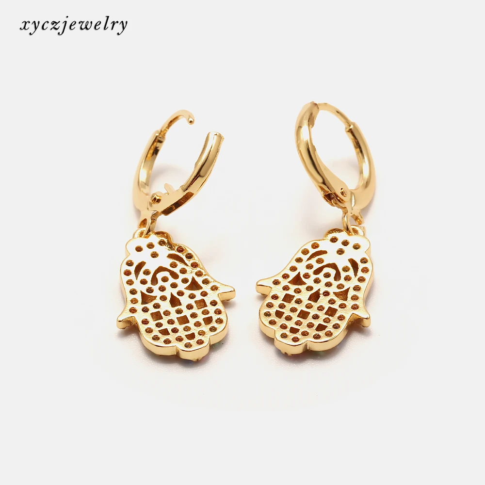 Cute Owl mix color Earrings 18K Gold Plated Fashion Jewelry Owl Earrings