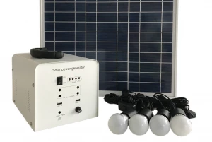 DC12V outputoff grid power moveable home solar lighting energy storage system