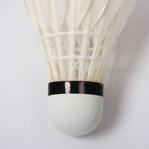 DECOQ Wholesale Cork Duck Feather Badminton Shuttlecock For Training And Outdoor Fun